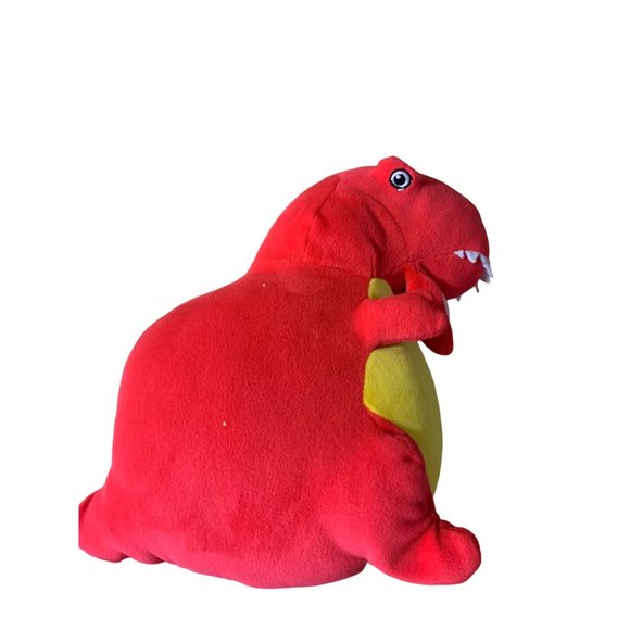 Adventure Planet Plush Stuffed Animal Doll Toy Red Trex Dinosaur 10.5 in Tall - Picture 2 of 5
